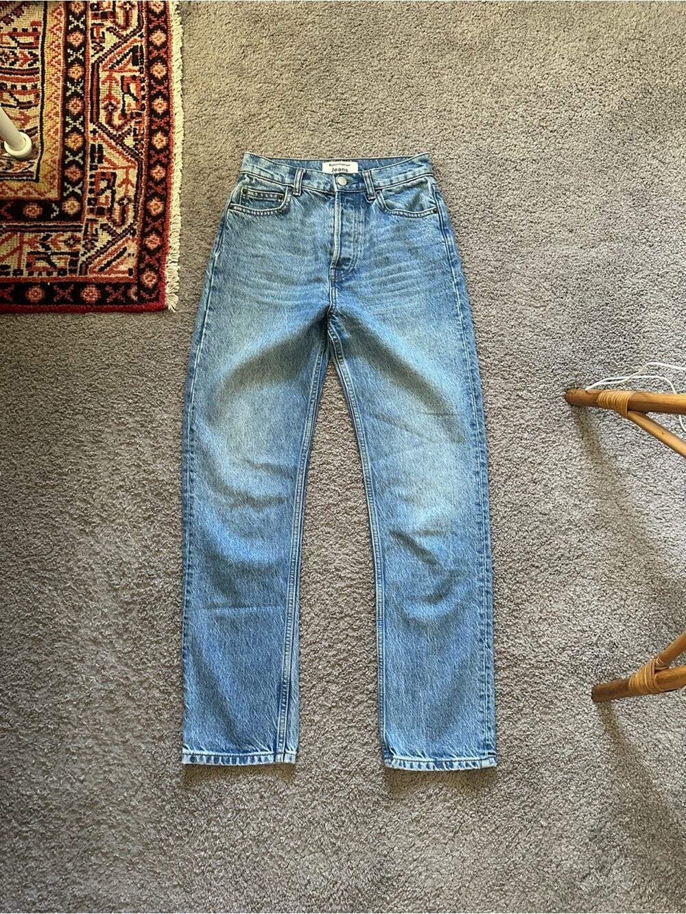 Reformation Cynthia High Rise Straight Jeans